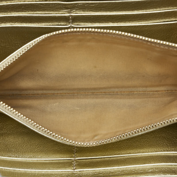 Tod's Long Wallet with Round Zipper, Gold Leather, Women's, TOD'S - Picture 7 of 11